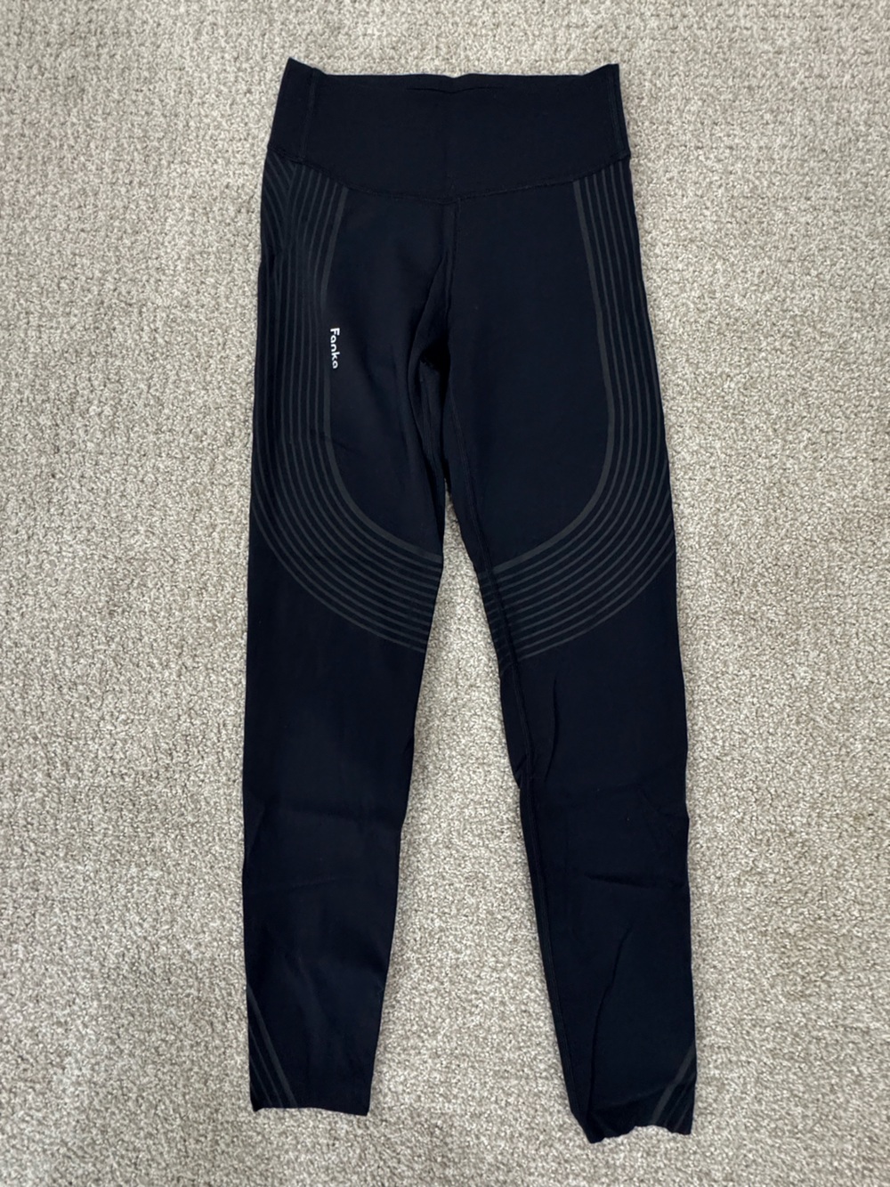 Fanka Lift N Curve Black High Waist Leggings Size M